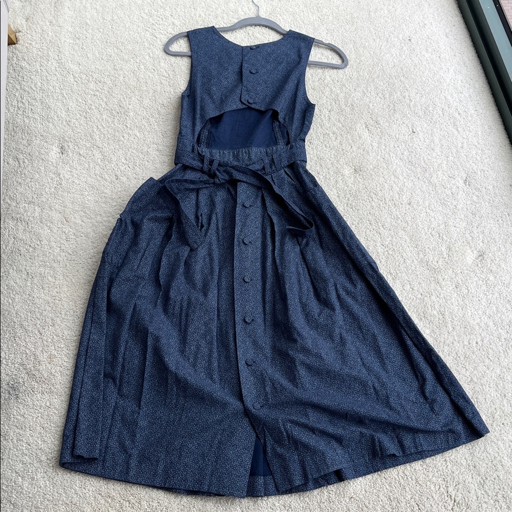 Vintage Daniel Hechter Paris Midi Dress - Picture 7 of 9